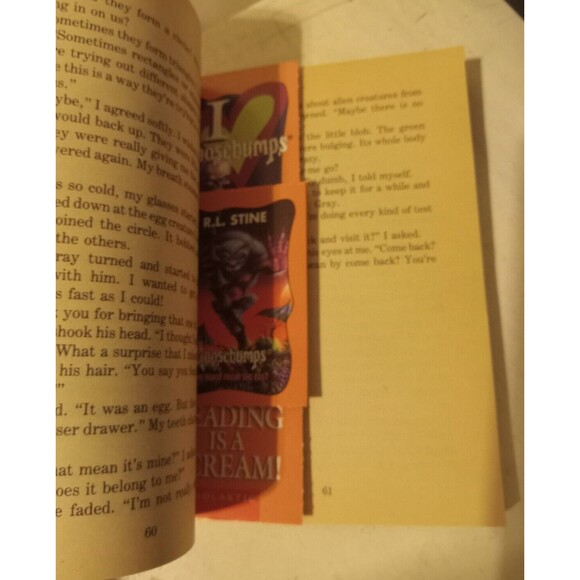 R.L. Stine's Goosebumps Book #42 Egg Monsters From Mars Preowned - Picture 11 of 11